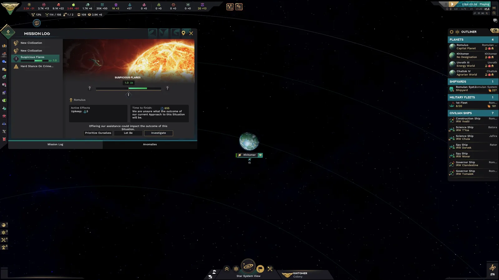 In-game Event View